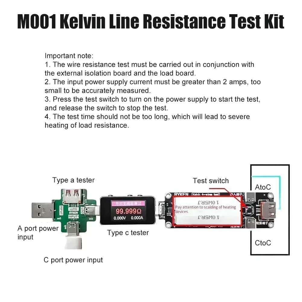 Kelvin Resistance Type-C Power - Electronics Repair Bench review and price
