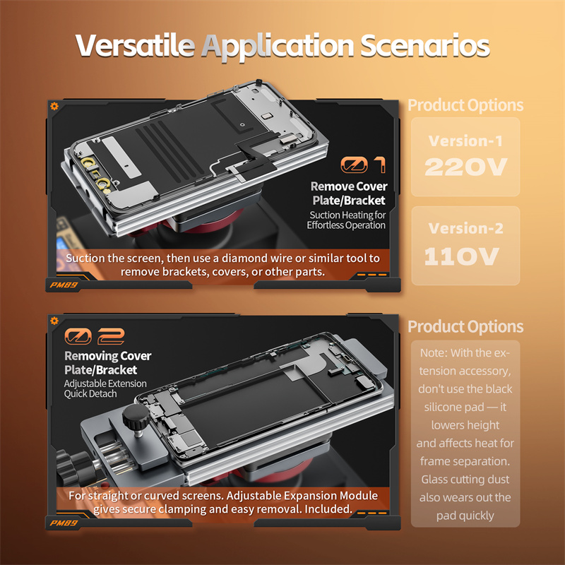 QianLi PM89 360° Rotating Heat - Screen Separator Machine review and price